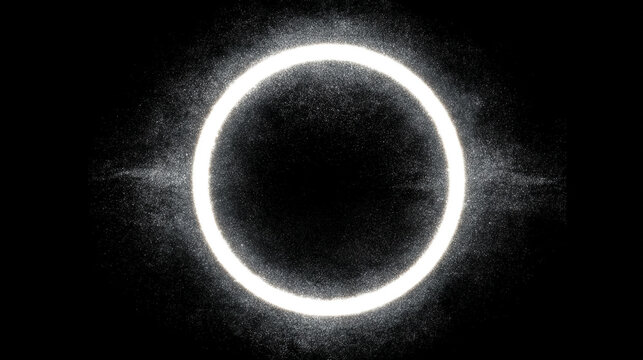 Abstract white light speed lines with neon rings and glowing circles, conveying motion, energy, and futuristic dynamics. A vibrant visual of speed, technology, and high-tech digital aesthetics. - Powered by Adobe