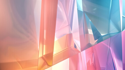 overlapping translucent shapes representing probability, pastel