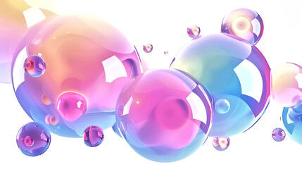 retro-futuristic rounded text style, pastel tones, white backgro