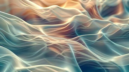 soft ripple waves in abstract geometric harmony, elegant energy