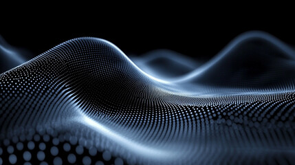 Animated abstract technology background with dark tones, random glowing dots, and grid patterns in 4K, symbolizing digital networks, futuristic tech, data flow, and high-tech modern visual aesthetics.