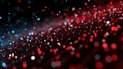 Animated abstract technology background with dark tones, random glowing dots, and grid patterns in 4K, symbolizing digital networks, futuristic tech, data flow, and high-tech modern visual aesthetics.