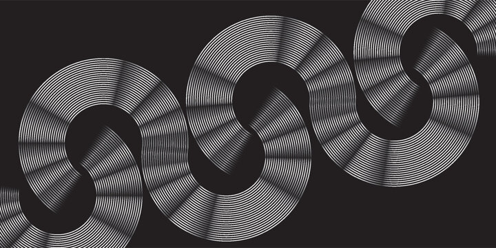 Abstract Particle Technology Background Design. Abstract wave moving point flow particles, high tech background design for brochure, flyer, magazine, business card, banner. Vector,eps.10