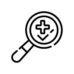 Fototapeta premium Medical analysis icon