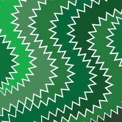 Green geometric abstract background with seamless patterned decorative elements