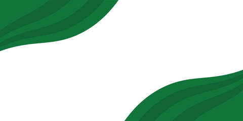 Vector green line background curve element with white space for text and message design, overlapping layers, vector,eps.10