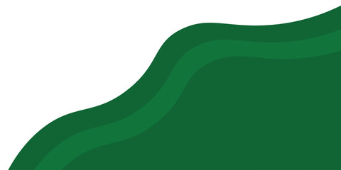 Vector green line background curve element with white space for text and message design, overlapping layers, vector,eps.10