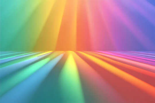 Vibrant 2026 rainbow gradient with glowing effects for future celebrations and designs