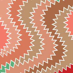 Seamless red heart and flower pattern with geometric decorative  red heart and flower pattern with geometric decorative elements