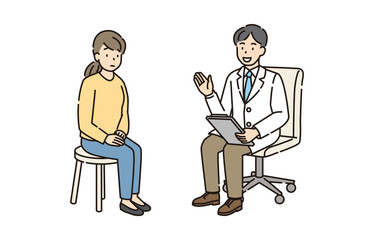 医師と患者  診療