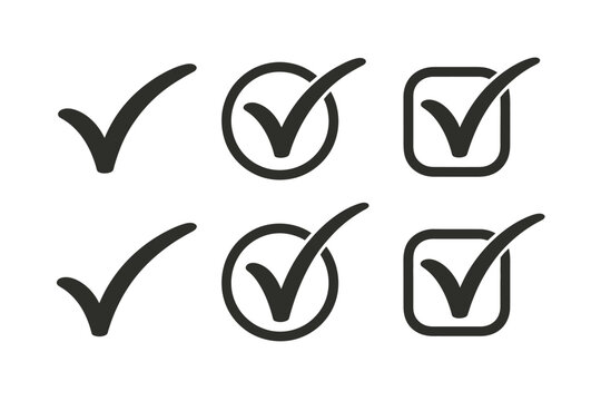 Check Mark Icon Symbol Vector for Web Mobile and computer