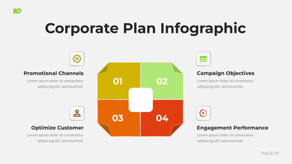 Corporate Plan Infographic