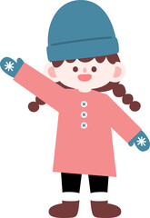 어린이,여자, 여아이,유치원,어린이집,겨울,겨울방학,추위,겨울활동,털모자,장갑,겨울 캐릭터,Cute Girl, Winter Outfit, Scarf, Wool Hat, Beanie, Winter Clothing