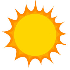 Handdrawn Light Sun Source Illustration