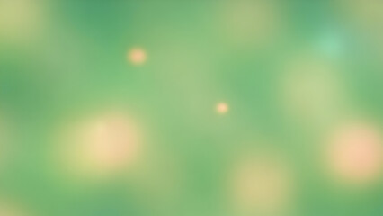 Soft green bokeh lights abstract background wallpaper texture