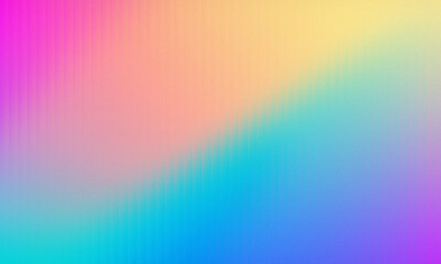 Abstract pixelated gradient background with vibrant pastel colors transitioning from pink and yellow to blue and purple