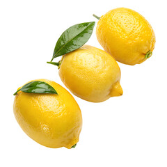 lemon isolated on white