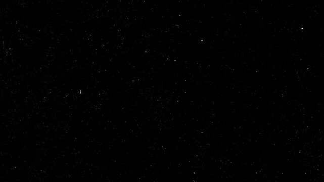 Stop Motion vintage black film grain texture with dust and scratches, retro grunge background for design, photo overlay and creative projects ,A dark, textured surface is displayed