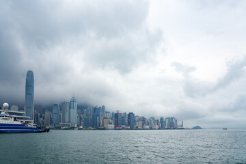 Hong Kong's bustling cityscape and skyscrapers