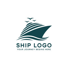 Fototapeta premium Abstract ship navigation maritime vector design
