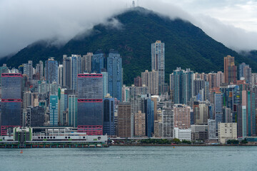 Hong Kong's bustling cityscape and skyscrapers