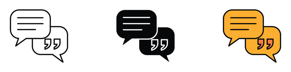 Customer feedback icon vector. clear communication and feedback symbol. vector illustration.