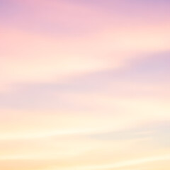 Obraz premium Soft pastel gradient sky background with shades of purple and yellow, perfect for design and calming aesthetics