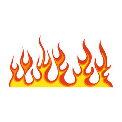 Flame Element Illustration