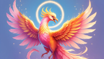 Obraz premium golden eagle in the sky