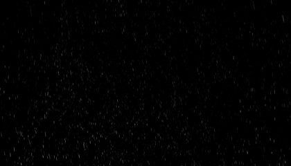 Black background filled with tiny, white specks, simulating a natural, atmospheric phenomenon; a texture of subtle light