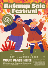 Autumn Harvest Sale Festival Flyer