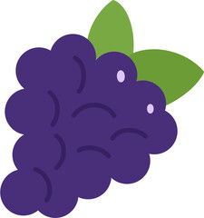 심플 포도 송이 그림