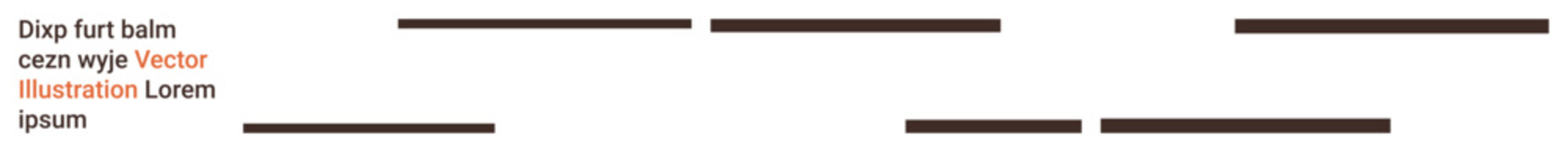 Graphic design, editorial layout, branding, presentations, minimal templates, typography concepts. Horizontal lines with lorem ipsum text. Graphic design and editorial layout emphasis