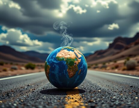 Earth Peril Amidst Dystopian Desolation