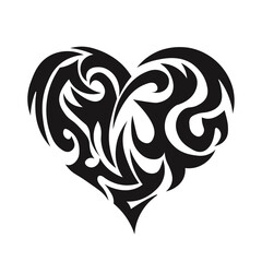 This elegant black and white floral design is ideal for decorative borders, logos, or vintage-inspired graphic designs, featuring intricate detailing and curved leaves