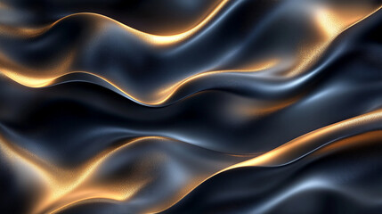 Luxury gold abstract on a dark background with gradient and grainy texture, symbolizing elegance, sophistication, wealth, modern design, and artistic depth in a sleek, high-end visual concept.