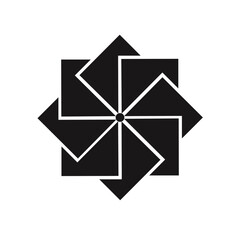 This elegant black and white floral design is ideal for decorative borders, logos, or vintage-inspired graphic designs, featuring intricate detailing and curved leaves