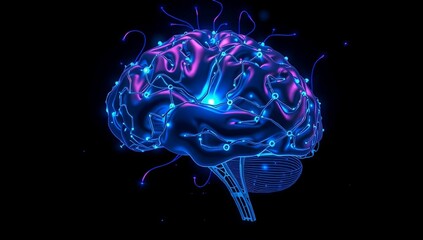 3d rendered illustration of human brain