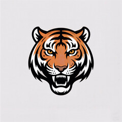 tiger head vector illustration