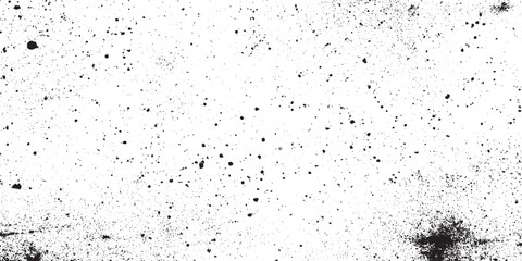 Grunge cracked texture overlay distressed retro paper abstract Old film style grunge texture background abstract black and white dust particles. vector illustration. 