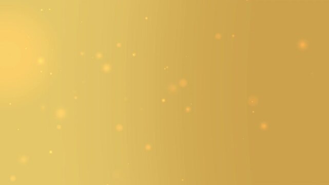 Soft golden gradient with warm glowing particle sparkle effect smooth abstract background suitable for luxury event celebration invite and elegant design element