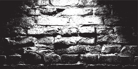 Obraz premium Grunge old stone wall texture surface dust and rough dirty wall background concept. Worn, torn, weathered effect. grunge black brick wall overlay texture background