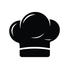 Chef hat silhouette icon