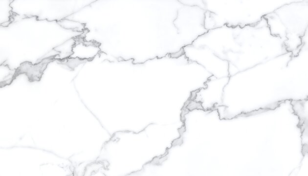 Close-up of a white marble surface with a complex network of grey veins and subtle shading, creating a natural and elegant look - Powered by Adobe