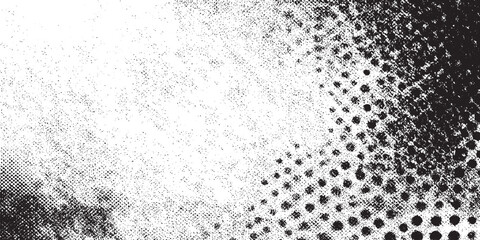 Grunge frame with dust and rough wall texture Speckle grain dot grain gradient texture. Stippled gritty noise background. Distressed dust particle overlay. 