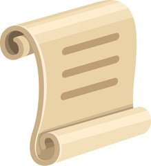 Flat Vector 3D Icon Paper