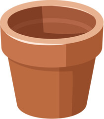 Flat Vector 3D Icon Pot