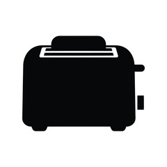 Minimalist toaster icon kitchen appliance vector