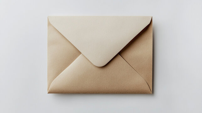 An open envelope rests on a soft neutral background, creating a clean minimalist composition symbolizing communication, message delivery, invitation, or personal correspondence.
- Powered by Adobe