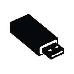 Usb flash drive icon data storage technology